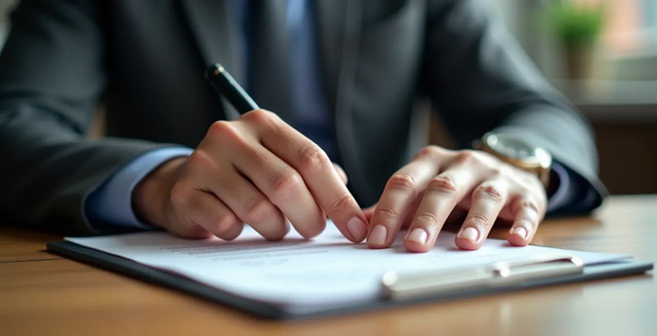 Dettaglio mani professionista che pratica ancoraggio fisico discreto