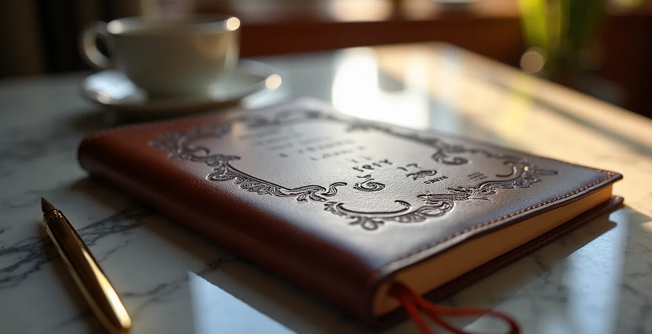 Vista macro di un calendario italiano con indicazioni strategiche per il follow-up B2B