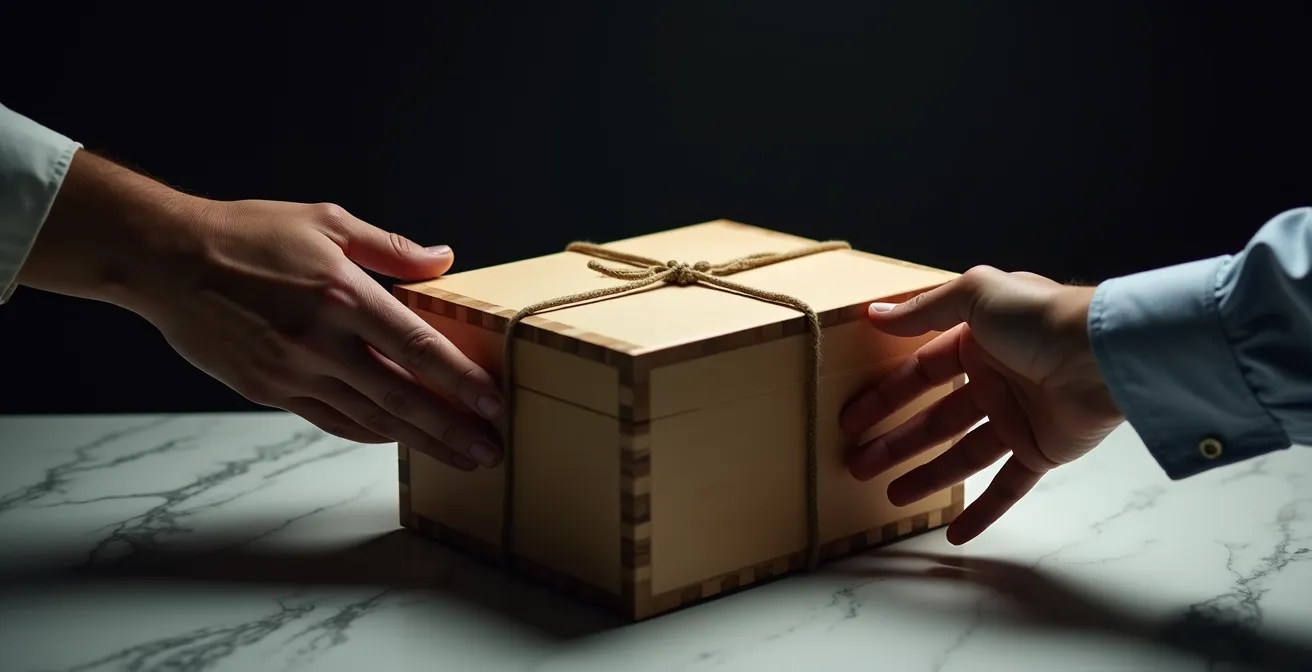 Rappresentazione simbolica della fiducia nella gestione dei dati personali