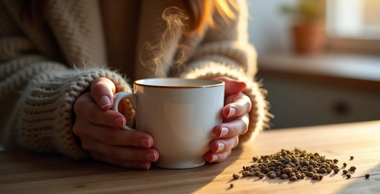 Tisane e bevande calde per l'idratazione invernale della pelle